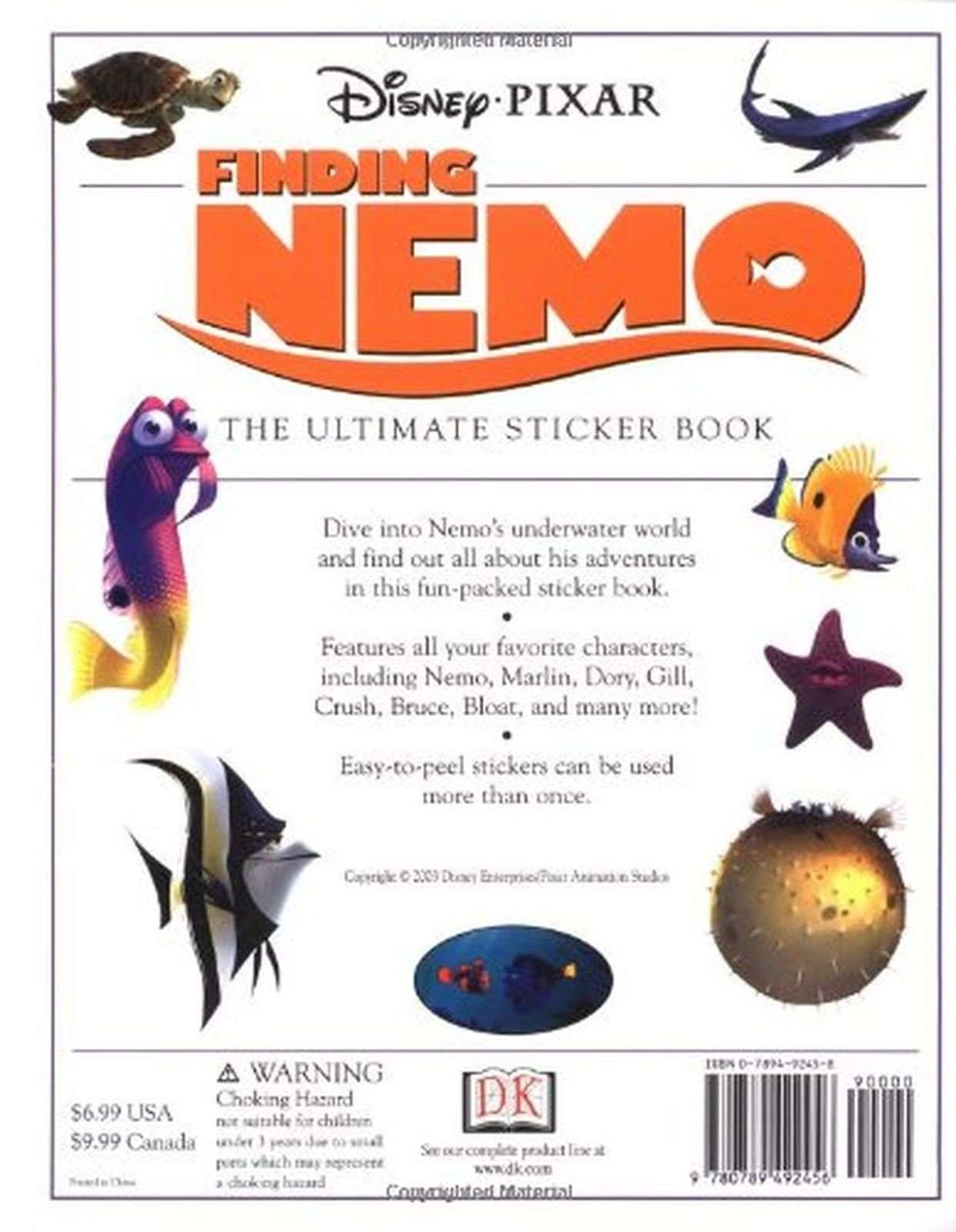 Finding Nemo Sticker Book - Swiftsly