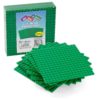 Brick Building Base Plates By Scs - Small 5"X5" Green Baseplates (10 Pack) - .. - $16.95