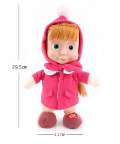 Ycc Team Russian Language Masha And The Bear Playset Can Dance And Walk Great.. - $36.95