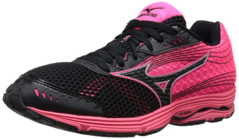 Mizuno Women's Wave Sayonara 3 Running Shoe Black Neon Pink 6 B(M) Us - $89.95