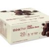 Thinkthin High Protein Bars Brownie Crunch 2.1 Ounce (Pack Of 10) 10 Count - $64.95