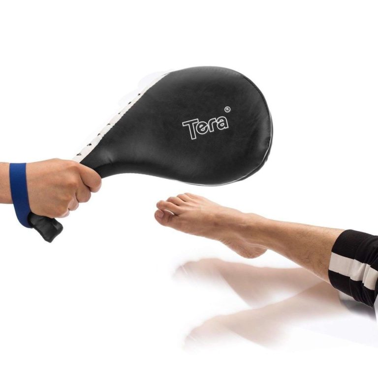 Tera Pu Leather Kicking Punching Kickboxing Tkd Target Training Pad With Doub.. - $16.95
