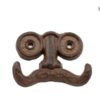 Mustache Wall Hook | Double Coat Hook | Decorative Wall Mounted Coat Hanger |.. - $91.95