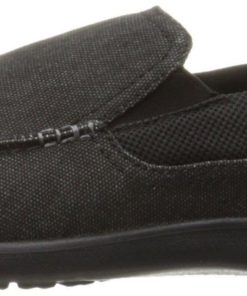 Crocs Men's Santa Cruz 2 Luxe Loafer Black/Black 7 D(M) Us - $33.95