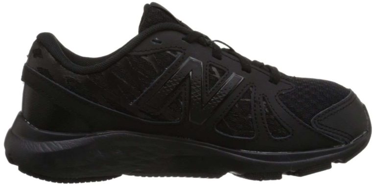 New Balance Kj690Y Uniform Running Shoe (Little Kid/Big Kid) Black/Black - $57.95