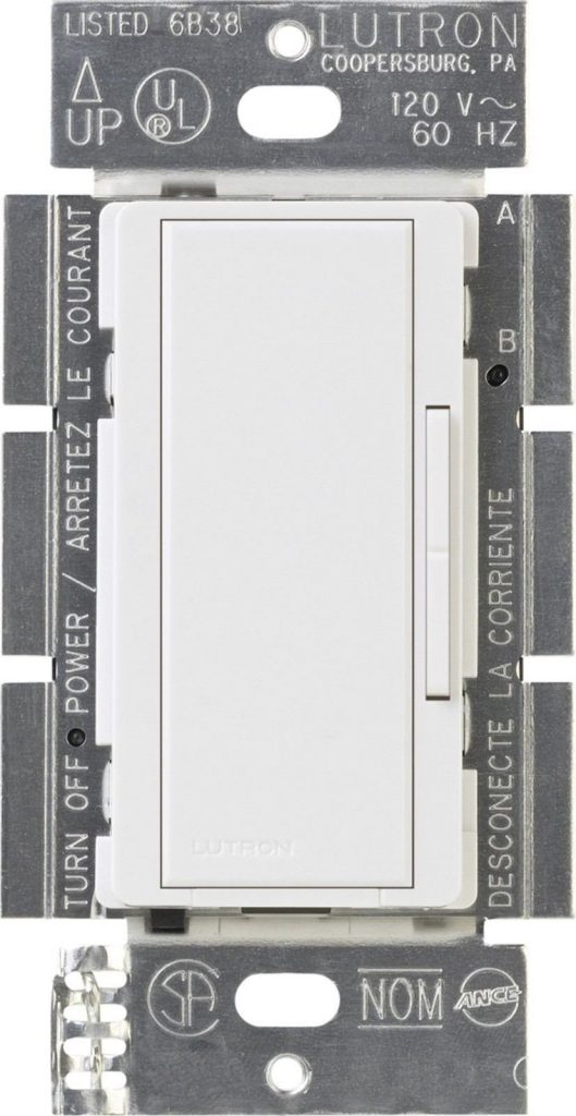 Lutron Ma-R-Wh Maestro Companion 120V 8.3A Designer Digital Dimmer Switch White - $24.95