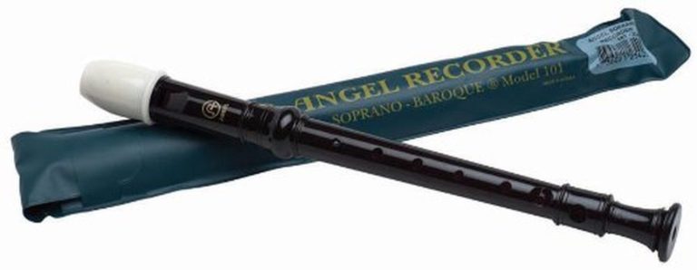 Angel 101 Soprano Recorder Key Of C Black - $9.95