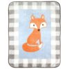 Luvable Friends Character High Pile Blanket Blue Fox 30" X 40" - $33.94