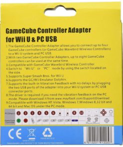 Mayflash Gamecube Controller Adapter For Wii U And Pc Usb 4 Port - $19.95