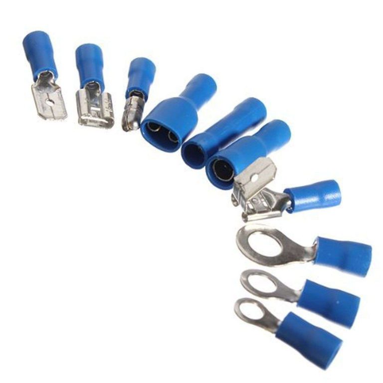 480 Pcs Assorted Insulated Electrical Wire Terminals Crimp Connectors Spade Set - $23.95