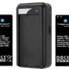 Galaxy Alpha Battery Trendon [2 Batteries + Charger] Samsung Galaxy Alpha (2X.. - $16.95