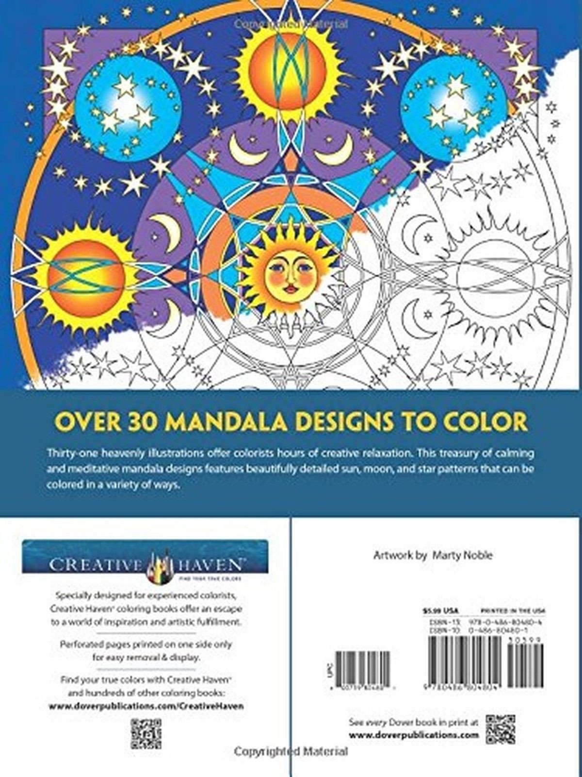 Creative Haven Celestial Mandalas Coloring Book (Adult Coloring) Swiftsly