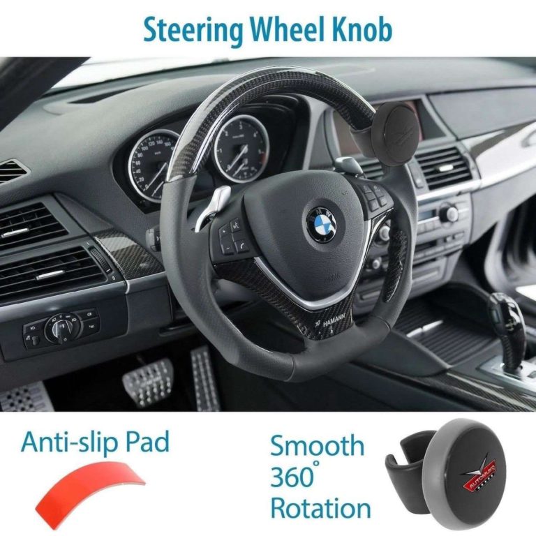 Steering Wheel Spinner By Automuko Silicone Power Handle Steering Wheel Knob .. - $23.95