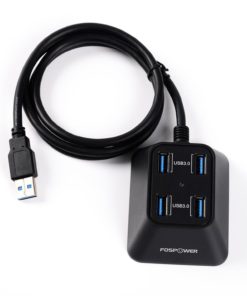 Fospower 4-Port Superspeed Usb 3.0 Hub (Backwards Compatible) For Ultrabooks .. - $17.95