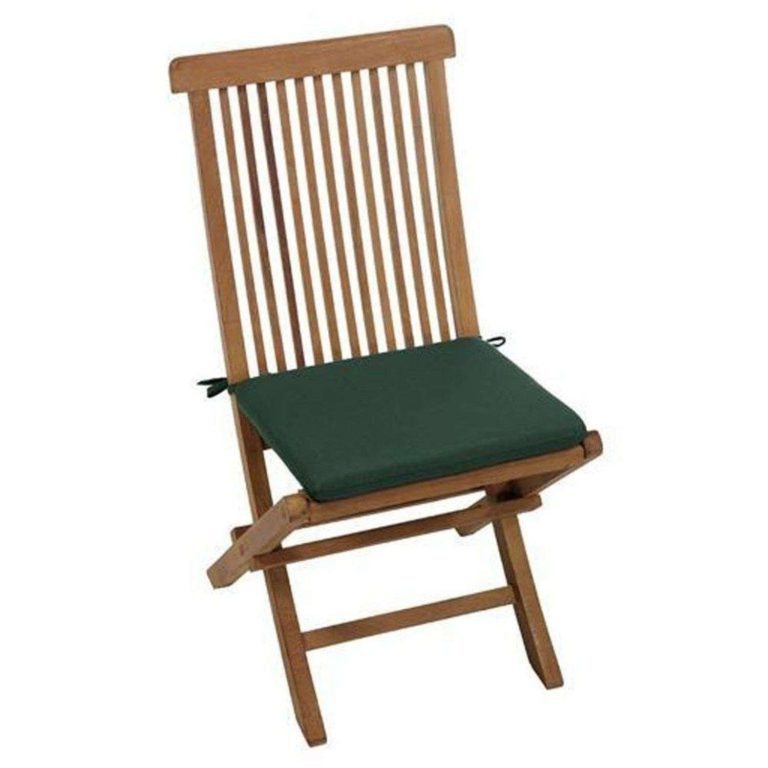 16.5"W Outdoor Cushion For East Indies Side Chair 2"Hx16.5"Wx15"D Forest Gree.. - $31.95