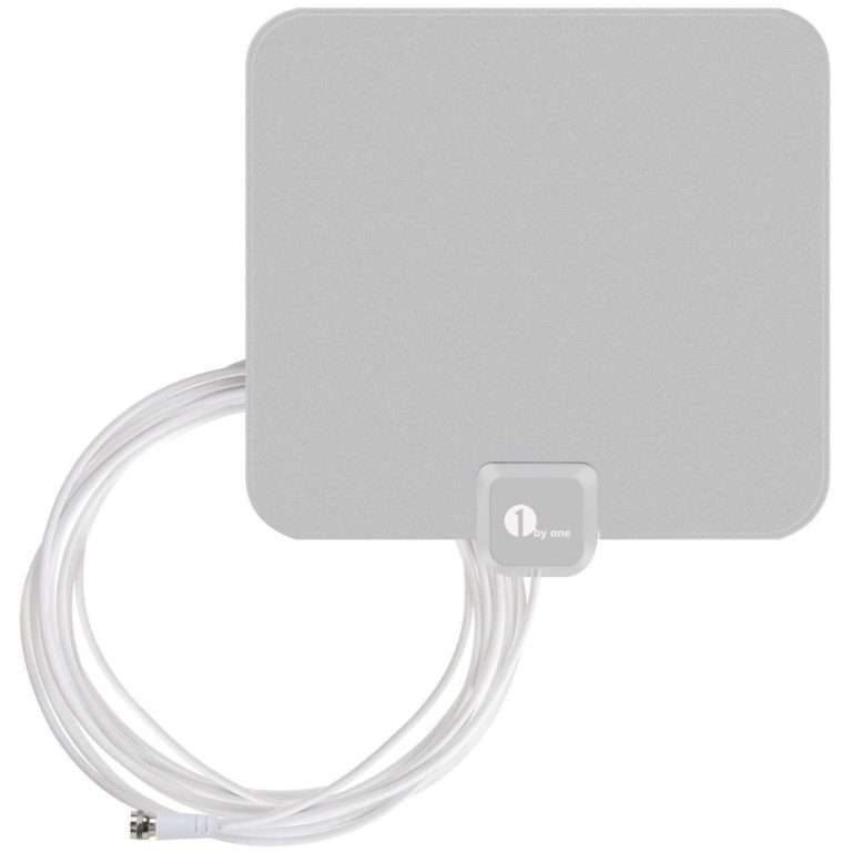 1Byone 25 Miles Super Thin Hdtv Antenna With 16.5 Feet High Performance Coaxi.. - $17.95