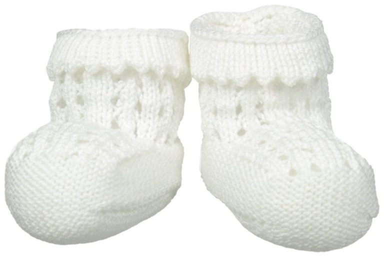 Jefferies Socks Unisex-Baby Newborn Pointelle Bootie White - $19.95