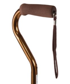 Dmi Deluxe Lightweight Adjustable Walking Cane With Soft Foam Offset Hand Gri.. - $17.95