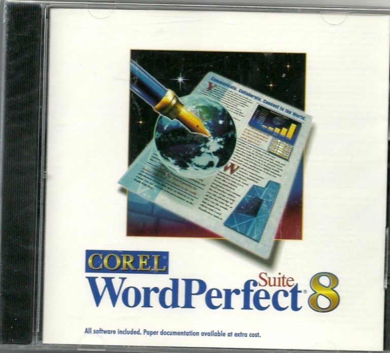 Corel Wordperfect Suite 8 - $30.95