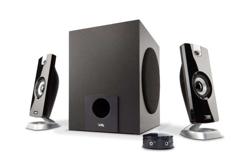 Cyber Acoustics 18W Peak Power Dynamic Speaker System With Subwoofer And Cont.. - $24.95