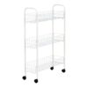 Household Essentials Slim Line 3-Tier Metal Storage Cart White - $47.95