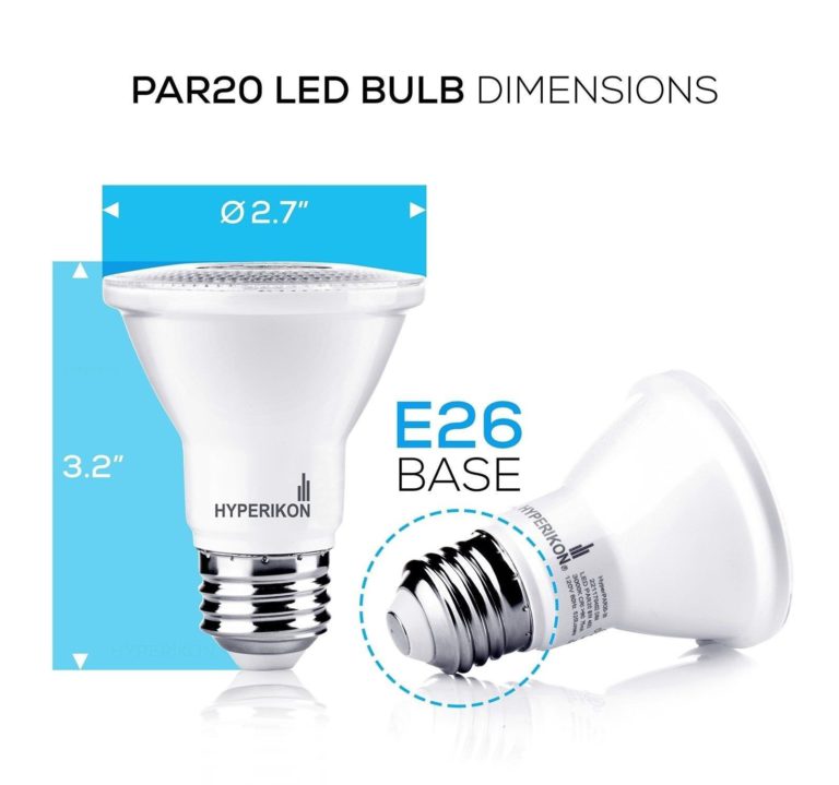 Hyperikon Par20 Dimmable Led Bulb 8W (50W Equivalent) 4000K (Daylight White) .. - $26.95