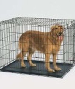 Midwest Life Stages Folding Metal Dog Crate Double Door 36-Inch W/Divider - $65.95