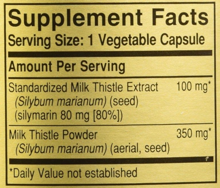 Solgar Full Potency Milk Thistle Vegetable Capsules 250 Count - $41.95