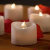 Mars Flameless Candles - 12 White Bright Battery Operated Candles Tea Lights .. - $16.95