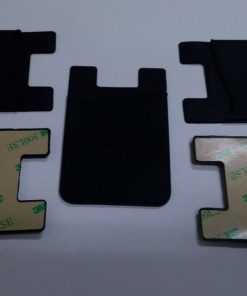 Ewing 5-Pack Black Silicone Card Holder With 3M Adhesive Back (For Phone Car .. - $13.95