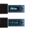 Drok Pocket Digital Multimeter Usb 5V 3A Ammeter Voltmeter Gauge Mini Oled Mo.. - $15.95