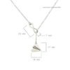 Silver Plated Zinic Alloy Handmade Harry Infinity Airplane Lariat Y Necklace - $21.95