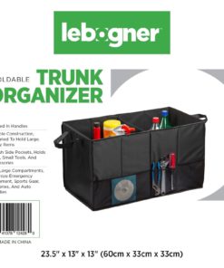 Trunk Organizer By Lebogner - Multipurpose Folding Flat Trunk Storage Organiz.. - $22.95