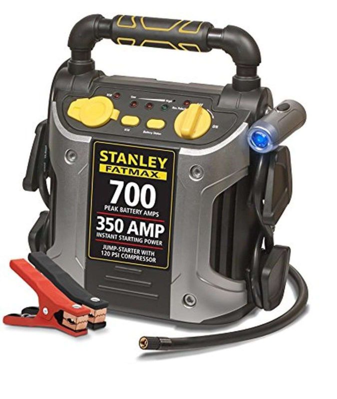 Stanley J7Cs 350 Amp Battery Jump Starter With Compressor - $70.95