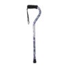 Dmi Adjustable Designer Cane With Offset Handle Comfort Grip And Strap Purple.. - $17.95