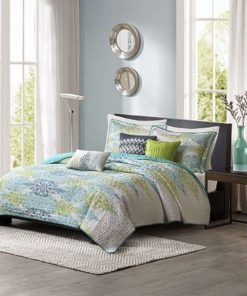 Madison Park Sonali 6 Piece Quilted Coverlet Set King/California King Blue - $100.95