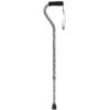 Dmi Adjustable Designer Cane With Offset Handle Comfort Grip And Strap Spotted - $22.95