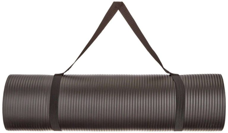 Amazonbasics 1/2-Inch Extra Thick Yoga And Exercise Mat With Carrying Strap - $22.95