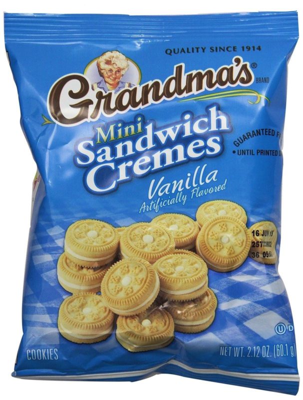 Grandma's Sandwich Cookies Vanilla Creme Minis 2.12 Ounce (Pack Of 60) - $25.95
