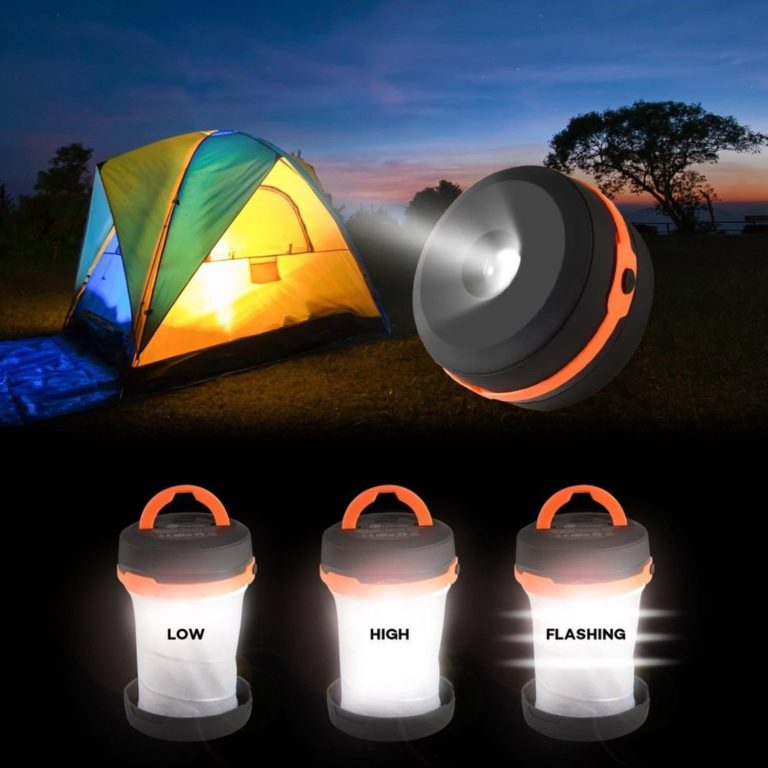Camping Lantern Taotronics Collapsible Led Lantern Flashlight Battery Operate.. - $15.95