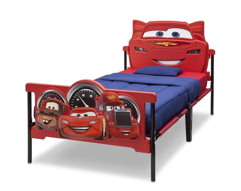 Delta Children Plastic 3D-Footboard Twin Bed Disney/Pixar Cars Bb86690Cr - $171.95