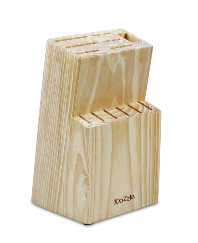 Cookdazzle 14-Piece Knife Set And Wood Block - $18.95
