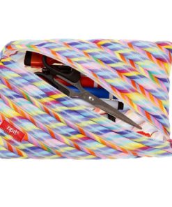 Zipit Colorz Jumbo Pencil Case Stripes 9"X0.7"X5.9" / 23X2X15Cm (Ztj-Cz-Stri) - $14.95