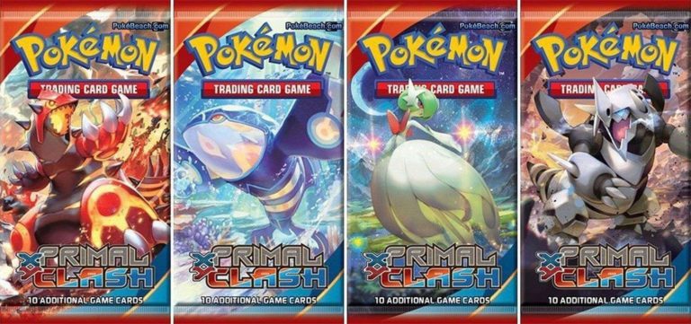 Pokemon X & Y Primal Clash Set Of 4 Booster Pack - $17.95
