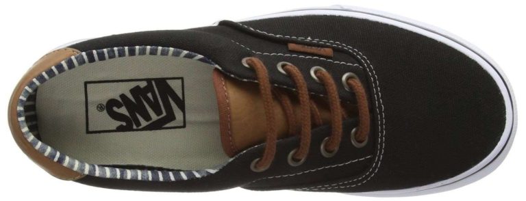 Vans Unisex Plaid Era 59 Sneakers Black/Stripe Denim 5 D(M) Us - $53.95