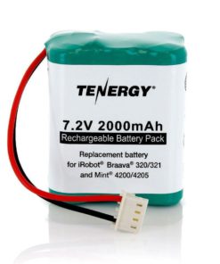 Tenergy 7.2V 2000Mah Replacement Battery For Irobot Braava 320/321 & Mint 420.. - $22.95