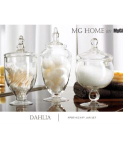 Mygift Clear Glass Apothecary Jars Wedding Centerpiece Candy Storage Bottles .. - $33.95
