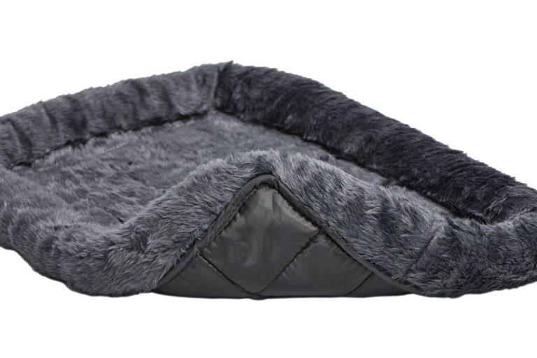 Midwest Quiet Time Fashion Pet Bed Gray Plush 54-Inch - $59.95