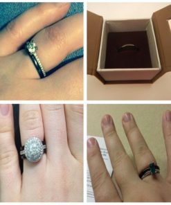 Three Keys Jewelry Women 2Mm Tungsten Carbide Ring Black High Polished Classy.. - $22.95