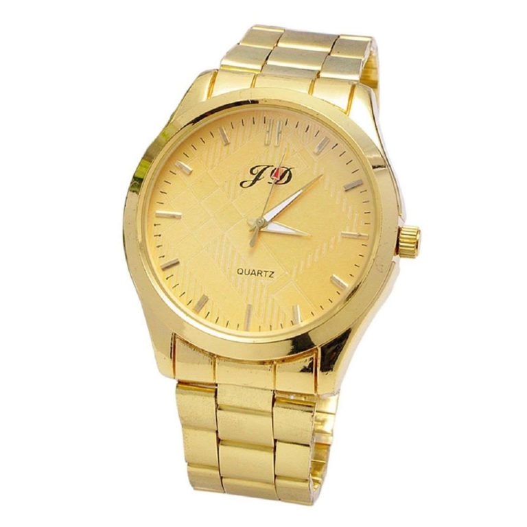 Bestpriceam New Luxury Men Gold Classic Analog Quartz Stainless Steel Wrist W.. - $11.95